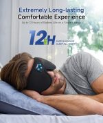 Наушники для сна Voerou, 3D-маска для сна с наушниками Bluetooth — изображение 3
