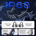 Наушники NANK с костной проводимостью, Bluetooth наушники для плавания, наушники IP68 с MP3-плеером — изображение 4
