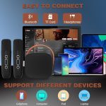 Караоке-система IROO с 2 беспроводными микрофонами, Bluetooth-динамик для детей и взрослых — изображение 4