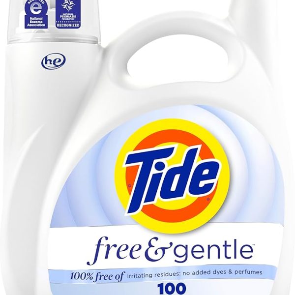 Средство для стирки Tide Free & Gentle 100 загрузок