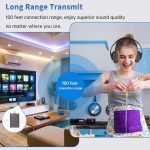 Беспроводные наушники WallarGe для просмотра ТВ, наушники Bluetooth — изображение 3