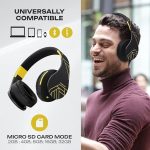 Наушники Bluetooth Power Locu, складные стереонаушники с микрофоном — изображение 3
