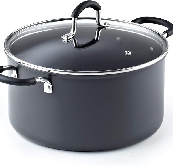 Кастрюля с крышкой профессиональная 5.7л Cook, Кастрюля для духовки