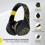 Наушники Bluetooth Power Locu, складные стереонаушники с микрофоном — изображение 2