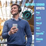 Беспроводные наушники BERIBES Bluetooth с микрофоном, стереогарнитура Hi-Fi с глубокими басами — изображение 4