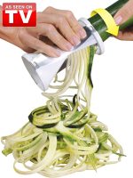Спиральная овощерезка Ontel Veggetti, готовит вегетарианскую пасту — изображение 4