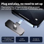 2 беспроводных мини-петличных микрофона для iPhone, телефона Android (2 в 1) — изображение 6