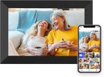 Цифровая фоторамка WiFi 10.1 дюймов с автоматическим поворотом и слайд-шоу IPS HD 1280x800