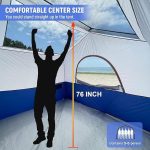 Палатка 6-ти местная HIKERGARDEN, ветрозащитная палатка для кемпинга — изображение 5