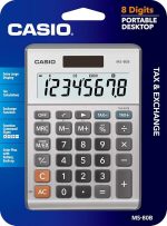 Стандартный настольный калькулятор, черный Casio MS-80B — изображение 3