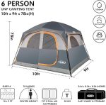 Палатка 6-ти местная UNP Tents, двухслойная палатка водонепроницаемая — изображение 2