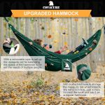 Гамак для кемпинга Covacure, легкий двухместный гамак — изображение 4