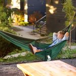 Гамак для кемпинга Covacure, легкий двухместный гамак — изображение 6
