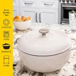 Чугунная жаровня с крышкой Lodge объемом 6л — изображение 2