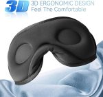Наушники для сна, беспроводные 3D-наушники для глаз Bluetooth 5.0, моющиеся наушники Lightimetunnel — изображение 4