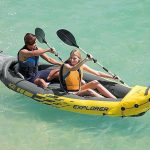 Надувной каяк 2-х местный Intex Explorer K2, каяк спортивный для легкой гребли — изображение 6
