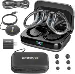 Беспроводные наушники Groove Electronics 4-в-1, наушники Bluetooth 5.3 с шумоподавлением IPX7