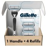 Сменные кассеты для бритья с ручкой Gillette Skin Guard 4 штуки