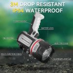 Светодиодный фонарик 1500 000 люмен, ручной прожектор с подсветкой и солнечными батареями — изображение 2