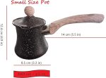 Турка для кофе 350 мл, Турецкий кофейник с крышкой Sukkar Pasha — изображение 3