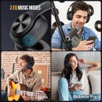 Беспроводные наушники TuneFlux Bluetooth, стереонаушники HiFi с микрофоном — изображение 3