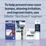 Сменные кассеты для бритья Gillette SkinGuard, 4 штуки — изображение 2