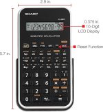 Инженерный калькулятор Sharp EL501X2BWH — изображение 3