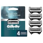 Сменные кассеты для бритья Gillette Intimate Pubic Hair 4 штуки