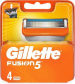 Сменные лезвия для бритья Gillette Fusion 5 для мужчин 4 штуки