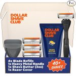 Сменные кассеты для бритья с ручкой Dollar Shave Club 4 штуки