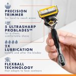 Сменные кассеты для бритья с ручкой Gillette ProGlide Shield 4 штуки — изображение 3