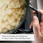 Кастрюля 8л KitchenAid с жестким анодированным антипригарным покрытием и крышкой — изображение 4