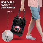 Портативная Bluetooth-колонка Pyle PA 580 Вт, аудиосистема для караоке TWS — изображение 6