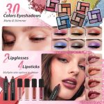 Полный набор косметики для макияжа с разными тонами кожи Color Nymph в чемоданчике — изображение 5