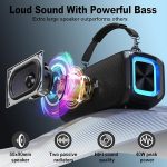 Караоке-плеер с беспроводным микрофоном Bobtot, Bluetooth-динамик 40 Вт — изображение 2