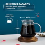 Кофейник для заваривания кофе 800 мл, кофейный сервер Оvalware — изображение 3