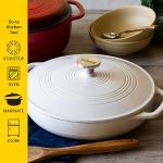 Эмалированная чугунная жаровня с крышкой Lodge 3.3л — изображение 4