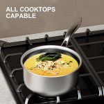 Антипригарная кастрюля 3л COOKER KING, индукционная кастрюля c крышкой — изображение 4