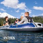 Надувная лодка INTEX Excursion, лодка 4-х местная с регулируемыми сиденьями со спинкой — изображение 2