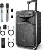 Колонка-Bluetooth GEYGUY, PA-система с сабвуфером для караоке с микрофонами