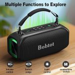 Караоке-плеер с беспроводным микрофоном Bobtot, Bluetooth-динамик 40 Вт — изображение 4