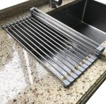 Стеллаж для сушки посуды над раковиной Портативная кухонная сушилка
