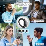 Беспроводные наушники Groove Electronics 4-в-1, наушники Bluetooth 5.3 с шумоподавлением IPX7 — изображение 5