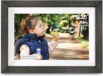 Цифровая фоторамка 10.1 дюймов, WiFi интеллектуальная цифровая фоторамка с сенсорным экраном HD IPS