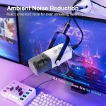 Игровой микрофон FIFINE XLR/USB для потокового вещания подкастов, микрофон для ПК — изображение 3
