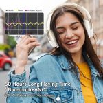 Наушники с активным шумоподавлением C5, беспроводные наушники Bluetooth — изображение 4