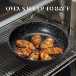 Набор сковород с антипригарным покрытием Kitchen Academy со съемной ручкой для индукционной плиты — изображение 3