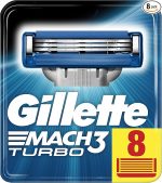 Сменные кассеты для бритья Gillette Mach3 Turbo 8 штук — изображение 2