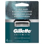 Сменные кассеты для бритья Gillette Intimate Pubic Hair 4 штуки — изображение 5