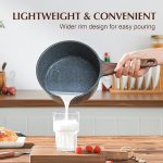 Антипригарная кастрюля с крышкой SENSARTE, маленькая кастрюля 1.5 л — изображение 3